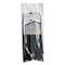 Home Plus Cable Tie, 8 in L, Black, PA 6.6, 50 lb Strength, 100 PK LH-S-200-8-BK - alternate 2